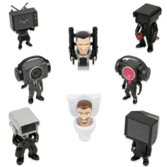 Skibidi Toilet WC prekvapivá minifigúrka sada 1 ks obrázok 2