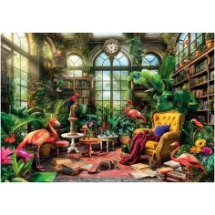 Skleníková knižnica HQC 1000-dielikové puzzle - Clementoni obrázok 2