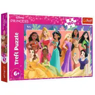 Skupinový obrázok Disney princezien, puzzle 160 dielikov - Trefl