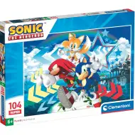 Sonic a ježko a jeho priatelia 104 dielikové puzzle - Clementoni