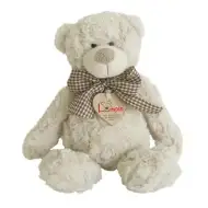 Plyšový medvedík Spencer s mašľou 26cm - Lumpin