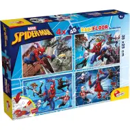 Spider-Man 2 v 1 maxi 4x48 ks puzzle a omaľovánka 35x25 cm - Lisciani