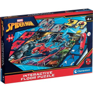 Spider-Man interaktívne 24-dielne podlahové puzzle - Clementoni