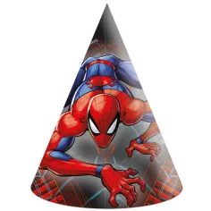 Spider-Man párty klobúky, sada 6 ks