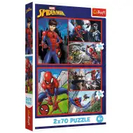 Spider-Man pavúčie príbehy 2x70-dielne puzzle - Trefl