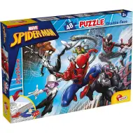 Spider-man 2 v 1, 48-dielne puzzle a omaľovánka 35x25 cm - Lisciani