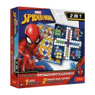 Spiderman 2 v 1 spoločenská hra: Kto sa na konci smeje? a Hadov a rebríky - Trefl