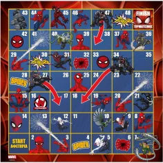 Spiderman: Hadov a rebríky stolová hra obrázok 2