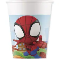 Spidey 8-dielna sada papierových pohárov 200ml