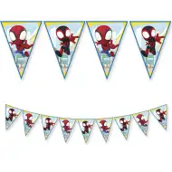 Spidey party vlajková girlanda