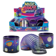 Špirálová hračka na schody s vesmírnym motívom