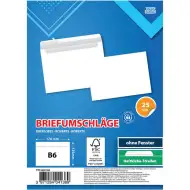 Spirit: Biela obálka B6 17,6x12,6cm balenie 25 ks