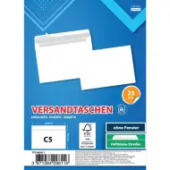 Spirit: Biela obálka C5 22,9x16,2cm balenie 25 ks