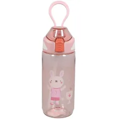 Spirit: Kids ružová fľaša so zajačikom 570 ml