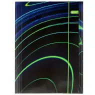 Spirit: Modré pruhy gumičková zložka A/4