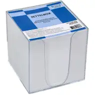 Spirit: Poznámkový blok v priehľadnom obale, 900 listov, 9x9x9 cm