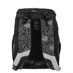 Spirit: Školská taška a batoh s motívom basketbalovej lopty, 4-dielna sada 32×19×44 cm obrázok 3