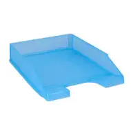 Spirit: Svetlomodrý priehľadný zásobník na dokumenty A4