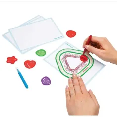 Spirograph: FUN Shapes Spirograf - Zábavné tvary 10-dielna kreatívna sada obrázok 3