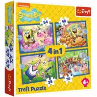 Špongia Bob 4 v 1 35-48-54-70 dielikov puzzle - Trefl