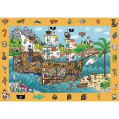 Spy Guy 100-dielne puzzle Pirátska loď - Trefl obrázok 2