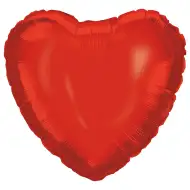 Srdcový fóliový balón – červený 46 cm