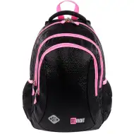 St.Right Black Glitter školská taška, ruksak BP26 39x27x17 cm