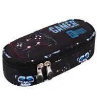 St.Right: Blue Gamer čierno-modré oválne puzdro na perá 23 cm