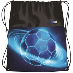 St.Right Cosmic Soccer vrecúško na telesnú výchovu, športový vak 34 × 43 cm
