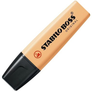 Stabilo: BOSS zvýrazňovač pastelovo oranžový 2-5 mm