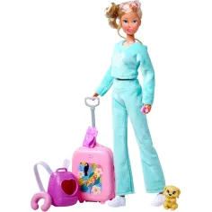 Steffi Love: Cestovná bábika Steffi – sada na hranie – Simba Toys obrázok 3