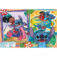 Stitch 2 v 1, 250-dielikové puzzle a omaľovánka 50x35 cm - Lisciani obrázok 2
