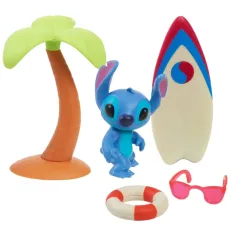 Stitch hračka so surfovacou doskou a palmou obrázok 2