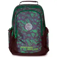 Stredný školský batoh s maskáčovým vzorom Fradi