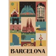 Štýl v meste Barcelona 1000-dielne puzzle - Clementoni obrázok 2
