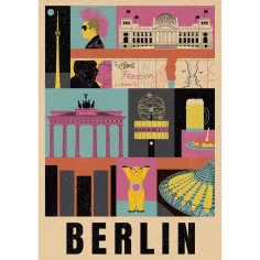 Štýl v meste Berlín 1000-dielne puzzle - Clementoni obrázok 2