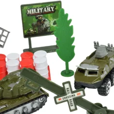 Super Army: Vojenská hračková sada s kovovými vozidlami a lietadlom s otáčacími kolesami v dvoch variantách obrázok 8