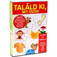 Hádaj čo jedia! Puzzle hra pre najmenších 