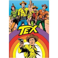 Tex komiksové HQC 1000-dielne puzzle s plagátom - Clementoni obrázok 2