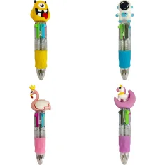 The Littlies: 4-farebné mini guľôčkové pero rôzne druhy 1 ks obrázok 2