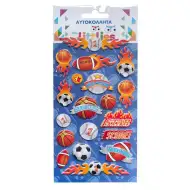 The Littlies: Športové 3D nálepky, sada 10x22 cm