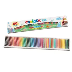 Tita Maxi Rainbow 80ks farebná sada ceruziek - Carioca obrázok 2