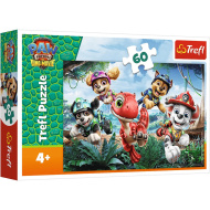 Tlapková patrola – Dobrodružstvo záchrany dinosaurov, 60-dielne puzzle - Trefl