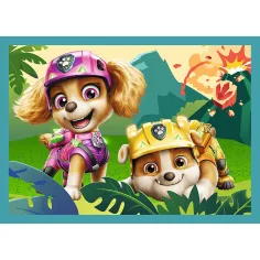 Paw Patrol dobrodružstvá na ostrove dinosaurov 4 v 1 puzzle set - Trefl obrázok 2