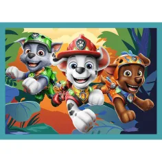Paw Patrol dobrodružstvá na ostrove dinosaurov 4 v 1 puzzle set - Trefl obrázok 5