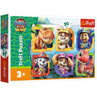 Tlapková patrola: Ostrov dinosaurov, 30-dielne puzzle - Trefl