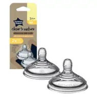 Tommee Tippee: Proti-koliková stredne prietoková cumlík na fľašu (3 mes.+) 2 ks