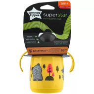 Tommee Tippee: Superstar Žltý trénovací hrnček so slamkou 300 ml