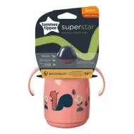 Tommee Tippee: Superstar pohár na pitie ružovej farby 300 ml (6 mesiacov +)