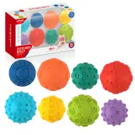 Touchball: Sada 8 loptičiek na rozvoj hmatu